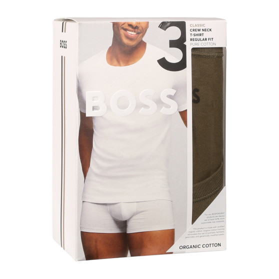 3PACK heren t-shirt BOSS veelkleurig (50517856 990)