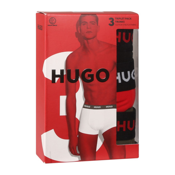 3PACK herenboxershort HUGO veelkleurig (50517878 964)