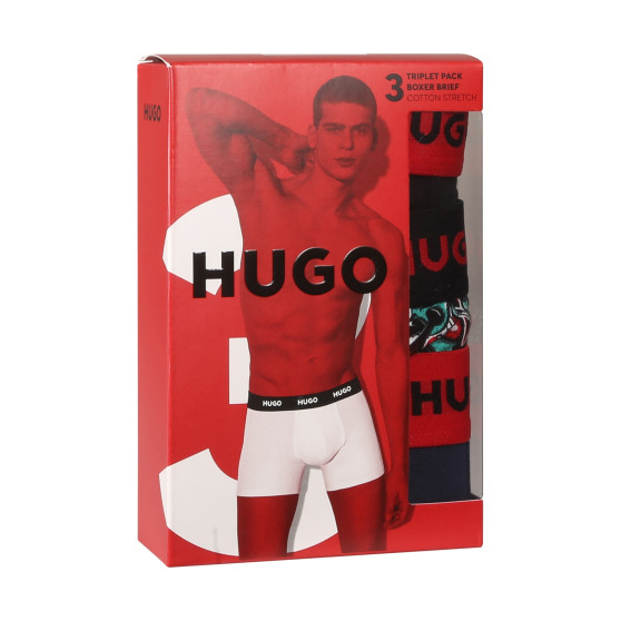 3PACK herenboxershort HUGO veelkleurig (50517887 979)