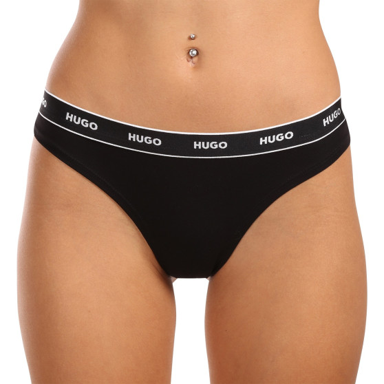 3PACK dames string HUGO veelkleurig (50495870 536)