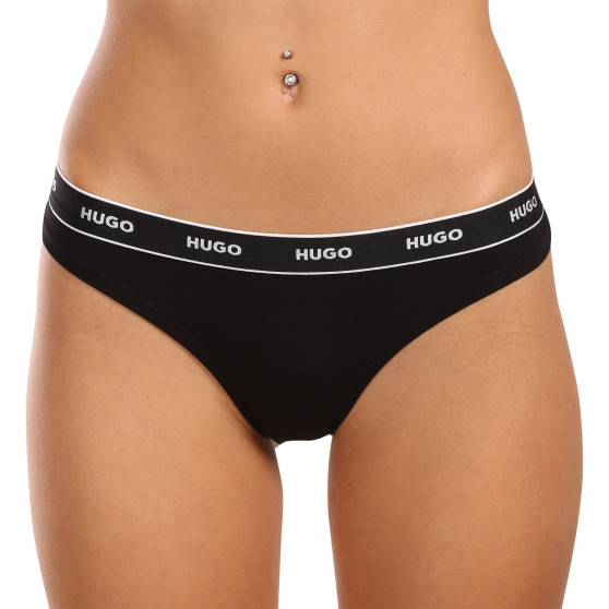 3PACK dames string HUGO veelkleurig (50495870 661)