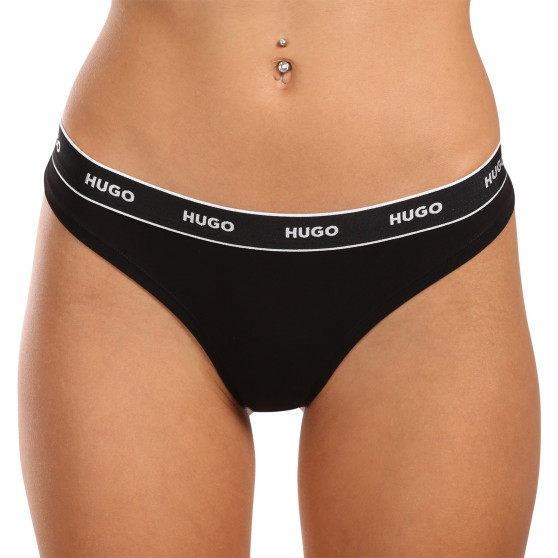 3PACK dames string HUGO veelkleurig (50495870 661)