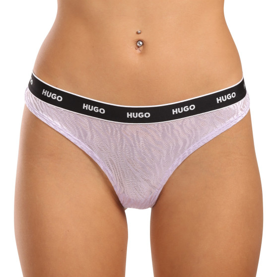 3PACK dames string HUGO veelkleurig (50523829 960)