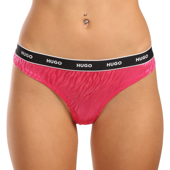 3PACK dames string HUGO veelkleurig (50523829 960)