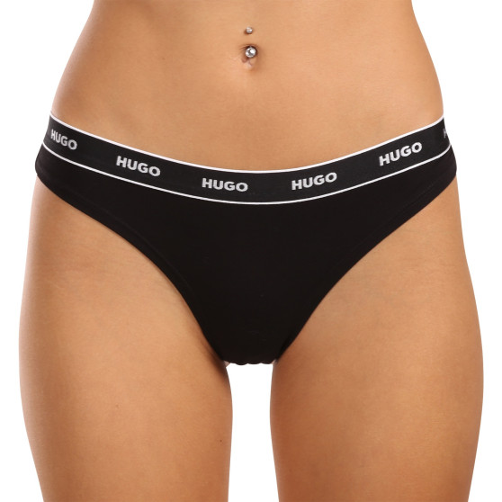 3PACK dames string HUGO veelkleurig (50480150 962)