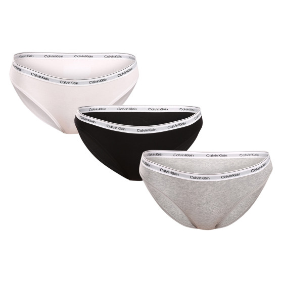 3PACK Dames slip Calvin Klein veelkleurig (QD5207E-MPI)