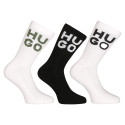 3PACK sokken HUGO hoog veelkleurig (50518606 100)