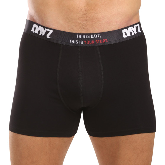 3PACK herenboxershort DAYZ zwart (DZ001)