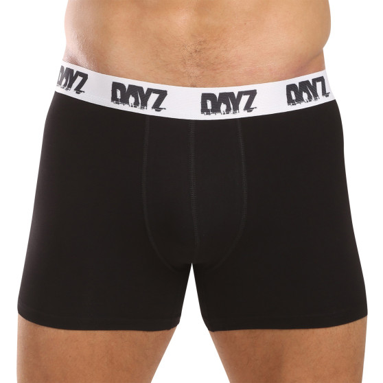 3PACK herenboxershort DAYZ zwart (DZ001)