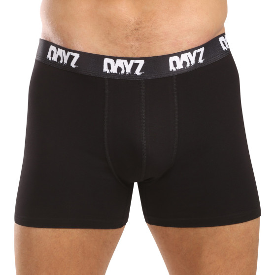 3PACK herenboxershort DAYZ zwart (DZ001)