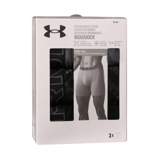 3PACK herenboxershort Under Armour veelkleurig (1383890 001)