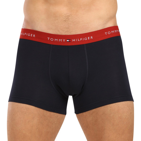 3PACK herenboxershort Tommy Hilfiger donkerblauw (UM0UM02763 0WR)