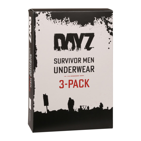 3PACK herenboxershort DAYZ zwart (DZ001)