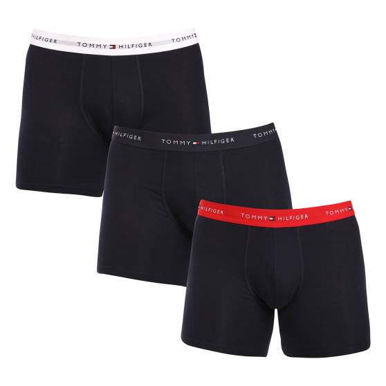 3PACK herenboxershort Tommy Hilfiger donkerblauw (UM0UM02765 0W3)