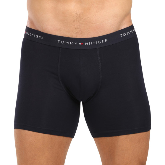 3PACK herenboxershort Tommy Hilfiger donkerblauw (UM0UM02765 0W3)