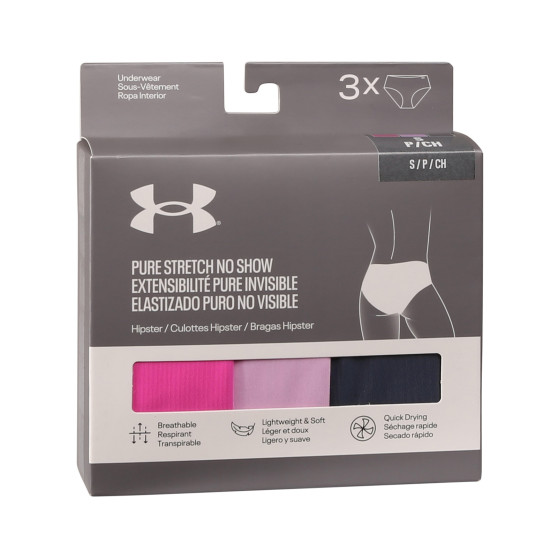 3PACK Dames slip Under Armour veelkleurig (1383895 652)