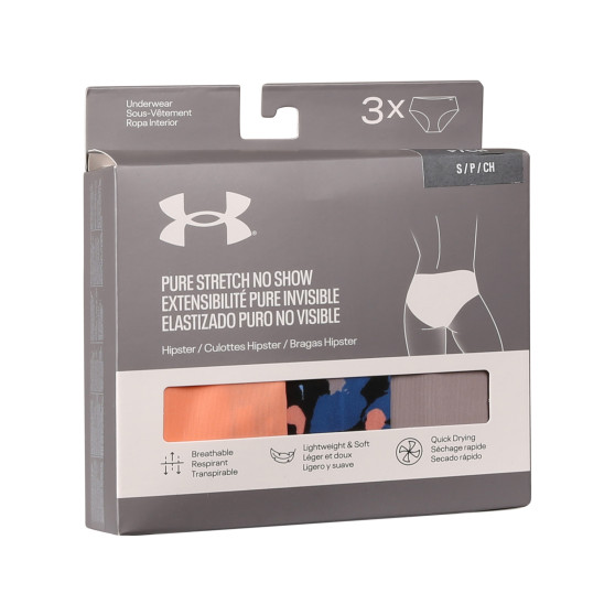 3PACK Dames slip Under Armour veelkleurig (1383896 432)