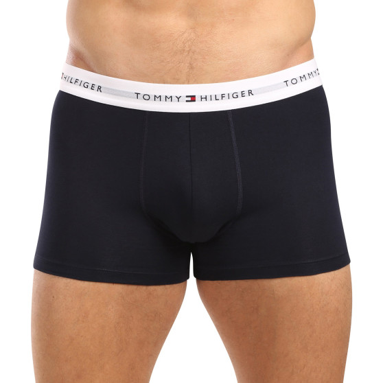 3PACK herenboxershort Tommy Hilfiger donkerblauw (UM0UM02763 0W3)