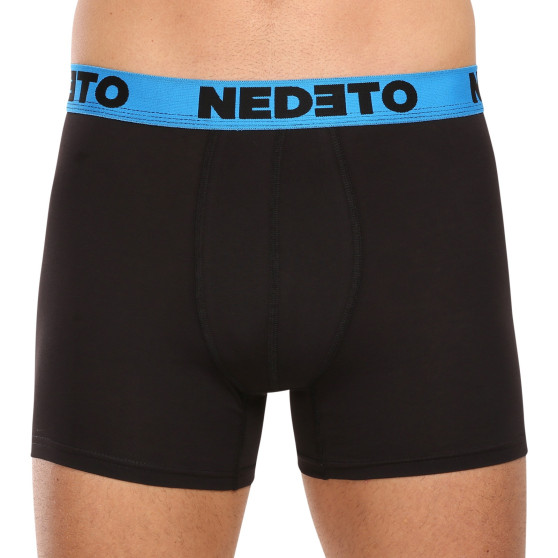 10PACK herenboxershort Nedeto zwart (10NB005)