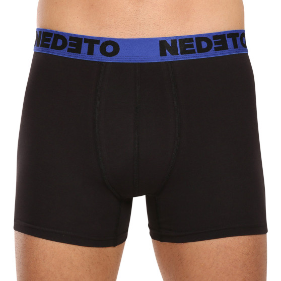 10PACK herenboxershort Nedeto zwart (10NB005)