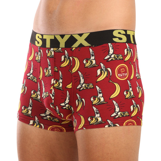 Styx Herenboxershorts kunst sport rubberen bananen (G1359)