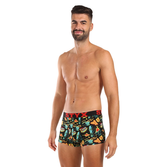 Styx Heren boxershorts kunst sport rubber tehot (G1458)