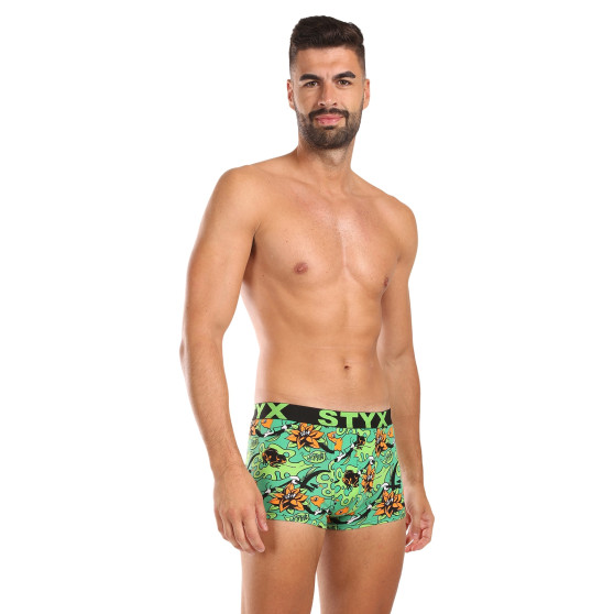 Styx Heren boxershorts kunst sport rubber tropic (G1557)