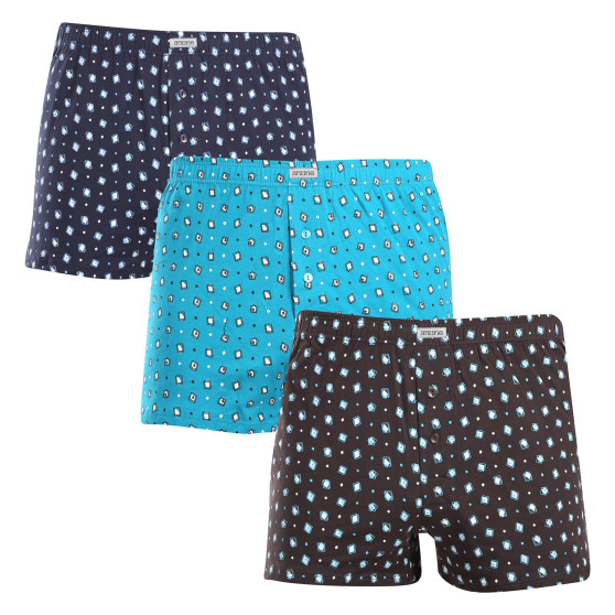 3PACK Herenboxershort Andrie veelkleurig (PS 5823)