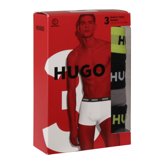 3PACK herenboxershort HUGO veelkleurig (50517878 986)