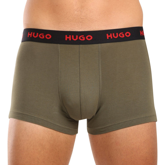 3PACK herenboxershort HUGO veelkleurig (50517878 987)