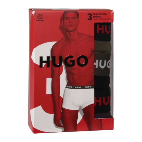 3PACK herenboxershort HUGO veelkleurig (50517878 987)