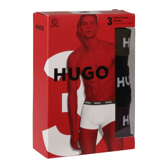 3PACK herenboxershort HUGO zwart (50517878 988)