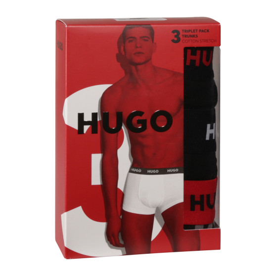 3PACK herenboxershort HUGO veelkleurig (50517894 980)