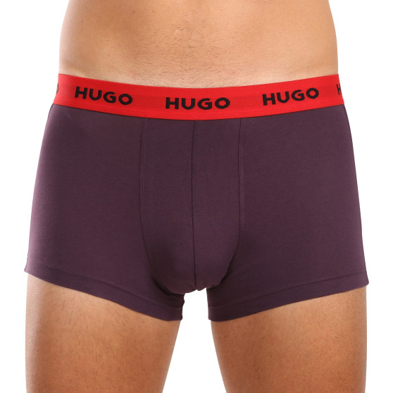 3PACK herenboxershort HUGO veelkleurig (50517894 982)