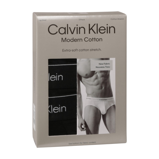 3PACK herenslip Calvin Klein zwart (NB3962A-TM6)