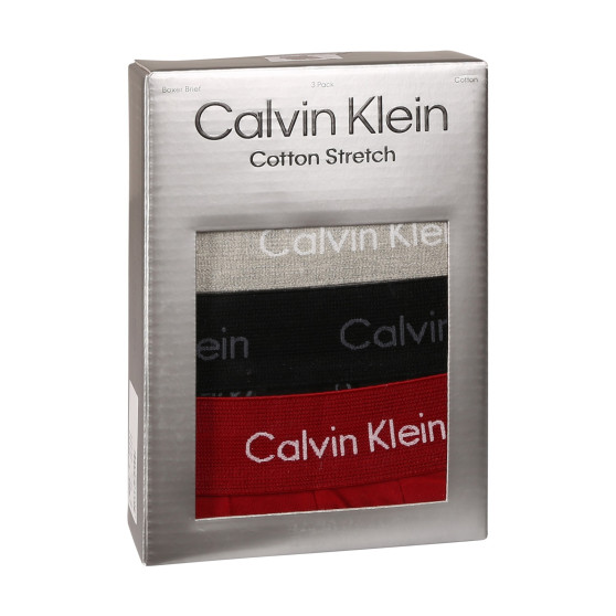 3PACK herenboxershort Calvin Klein veelkleurig (NB3057A-QYP)