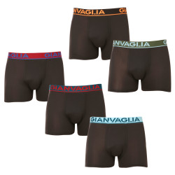 5PACK herenboxershort Gianvaglia zwart (GVG-5010)